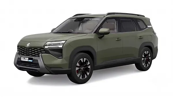 ಎಂಜಿ  ಹೆಕ್ಟರ್ ಟೊಮಾಹಾಕ್ PHEV Khaki Green Colour