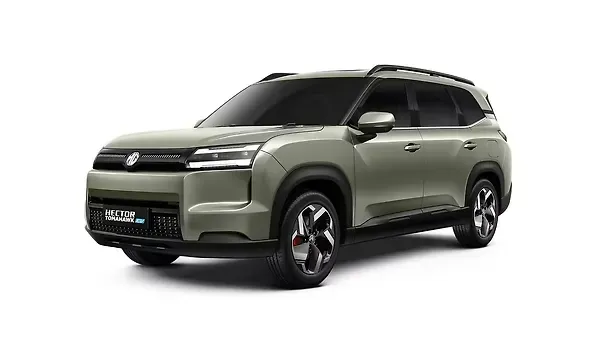 एमजी  हेक्टर टॉमहॉक ईवी Khaki Green Colour