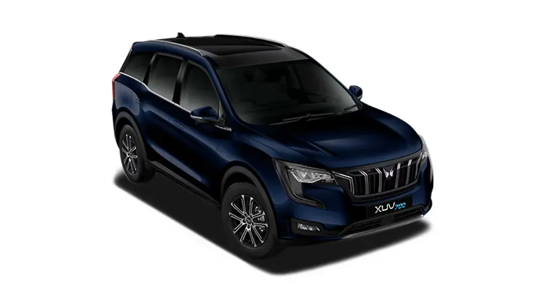 Mahindra  XUV700 Midnight Black with Black Roof Colour