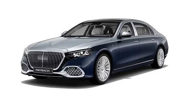 मर्सिडीज बेंज  मेबैक एस-क्लास Nautical Blue Metallic/High Tech Silver Metallic Colour