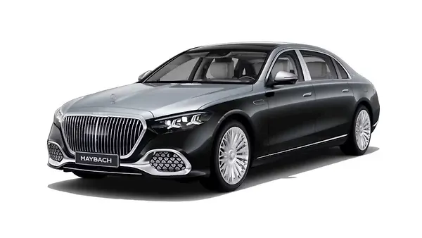 मर्सिडीज बेंज  मेबैक एस-क्लास Obsidian Black Metallic/High Tech Silver Metallic Colour