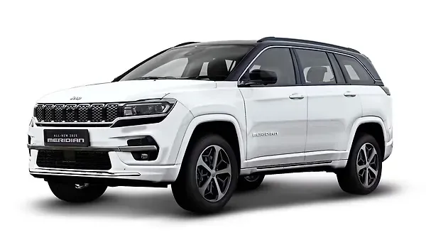 Jeep  Meridian Pearl White Colour