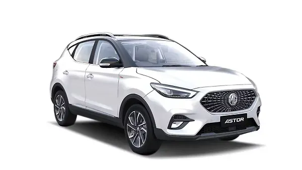 MG  Astor Candy White with Black Dual Tone Colour