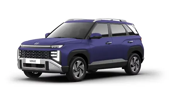 हुंडई  कार्यक्रम का स्थान Mystic Sapphire Matte Colour