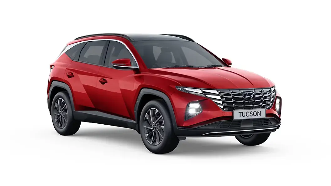 Hyundai  Tucson Fiery Red Colour