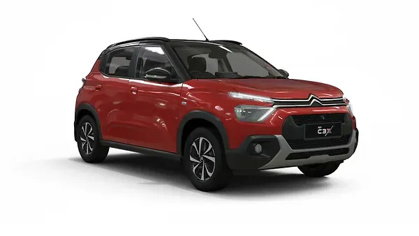 Citroen  C3 Garnet Red with Perla Nera Black Colour