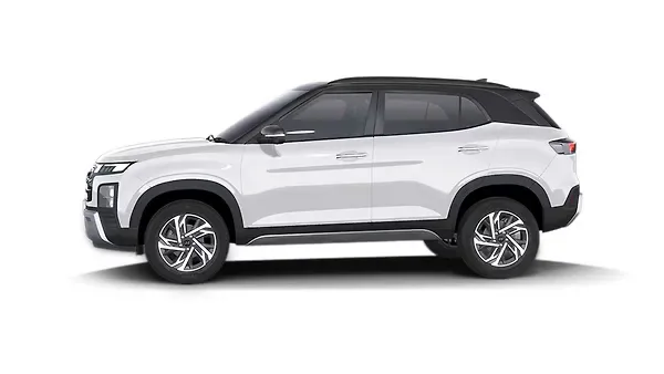 Hyundai  Creta Atlas White with abyss black roof Colour
