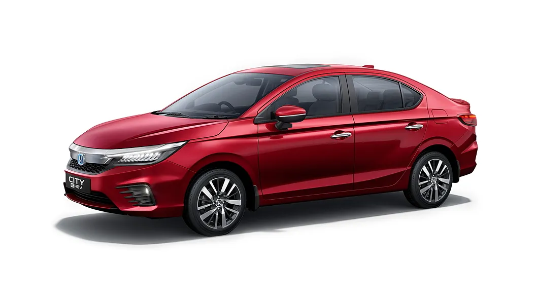 Honda  City eHEV Radiant Red Metallic Colour