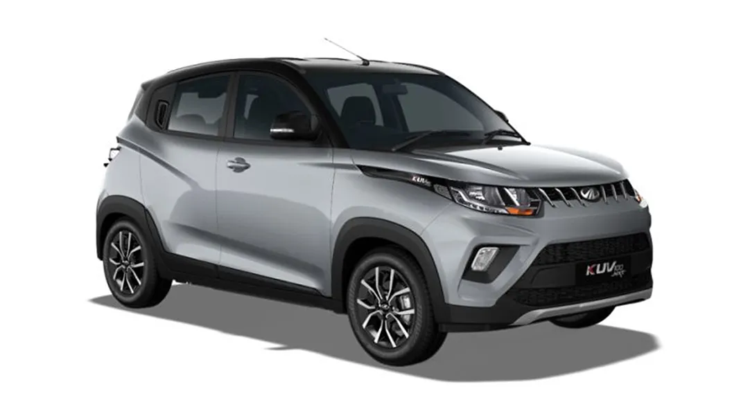 Mahindra  KUV100 NXT Dazzling silver/Metallic Black Colour