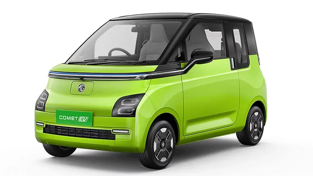 ఎంజి  కామెట్ ఈవీ Apple Green and Starry Black Colour