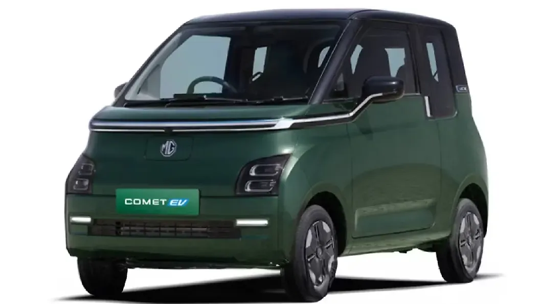 ఎంజి  కామెట్ ఈవీ Green with Black roof Colour