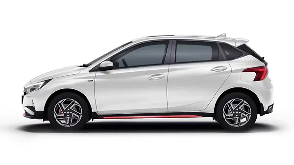 ഹ്യുണ്ടായി  I20 N ലൈൻ Atlas White Colour