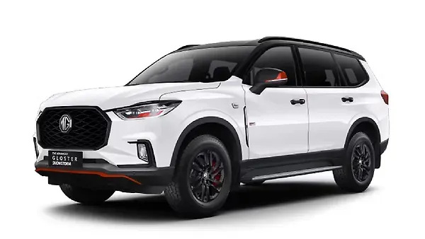 MG  Gloster Pearl White Colour