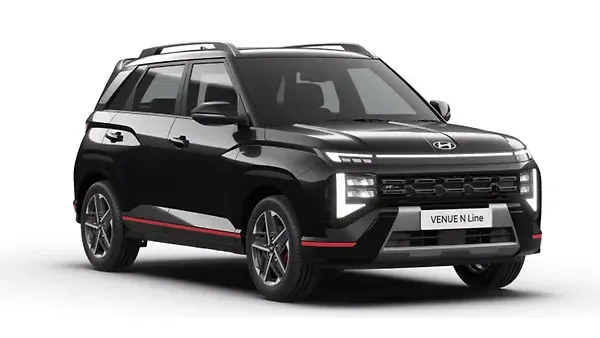 ಹ್ಯುಂಡೈ  ಸ್ಥಳ N ಲೈನ್ Titanium Black Colour