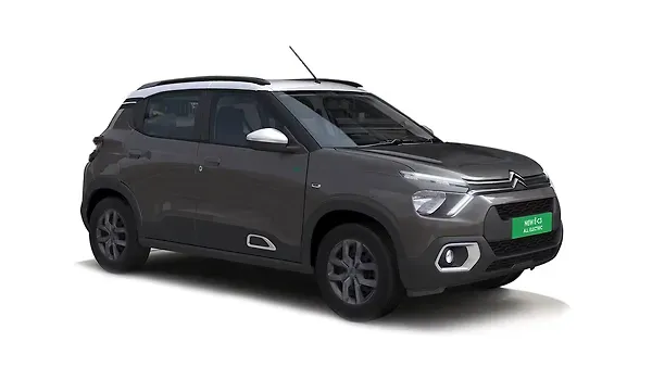 സിട്രൺ  EC3 Platinum Grey with Polar White roof Colour