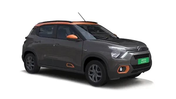 സിട്രൺ  EC3 Platinum Grey with Zesty Orange roof Colour