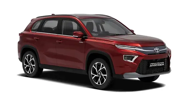 டொயோட்டா  நகர்ப்புற குரூசர் ஹைரைடர் Sportin Red Colour