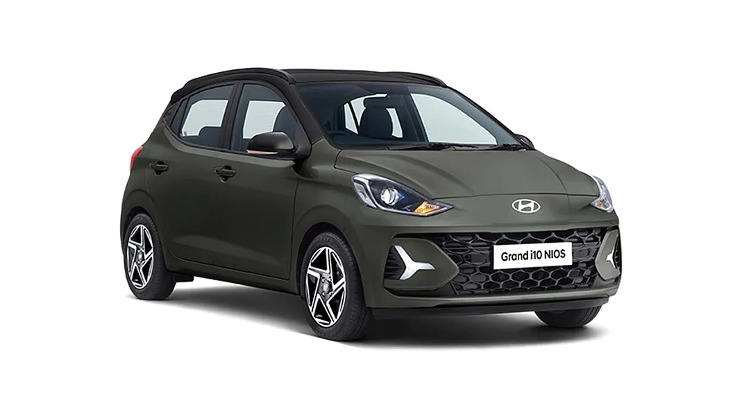 ഹ്യുണ്ടായി  ഗ്രാൻഡ് i10 നിയോസ് Spark Green with Black roof Colour