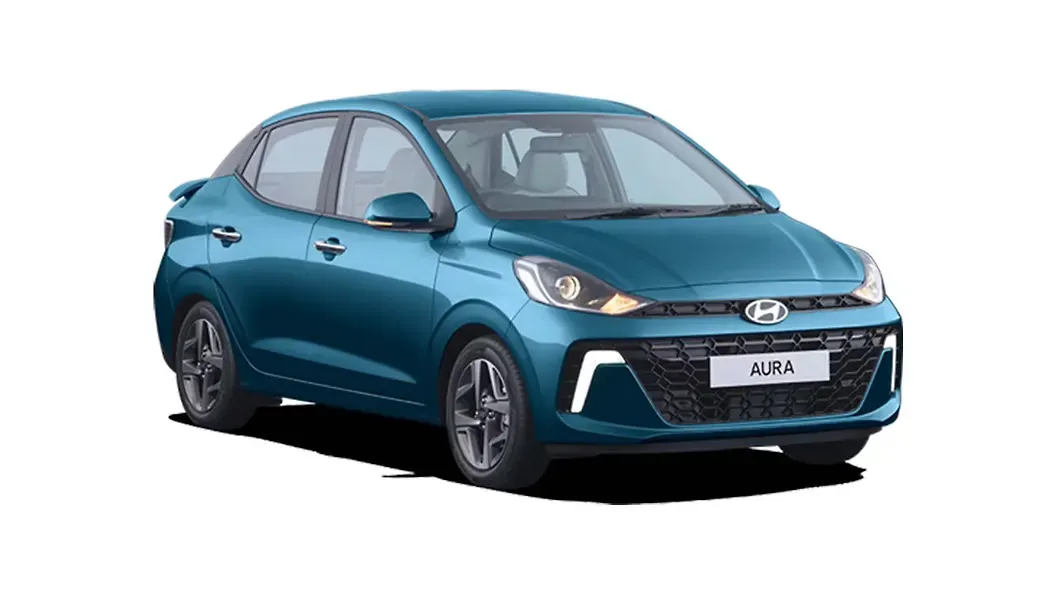 Hyundai  Aura Aqua Teal Colour