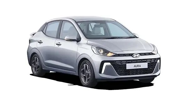 Hyundai  Aura Typhoon Silver Colour