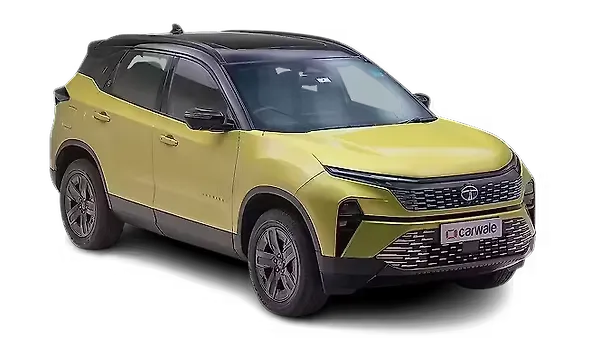 Tata  Harrier Sunlit Yellow With Dual Tone Colour