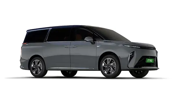 MG  M9 EV Concrete Grey with black roof Colour