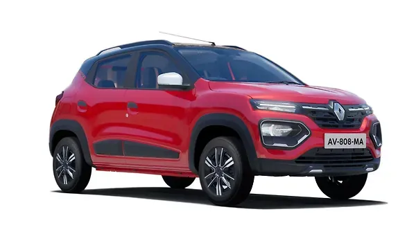 റെനോ  ക്വിഡ് Fiery Red with Black Roof Colour