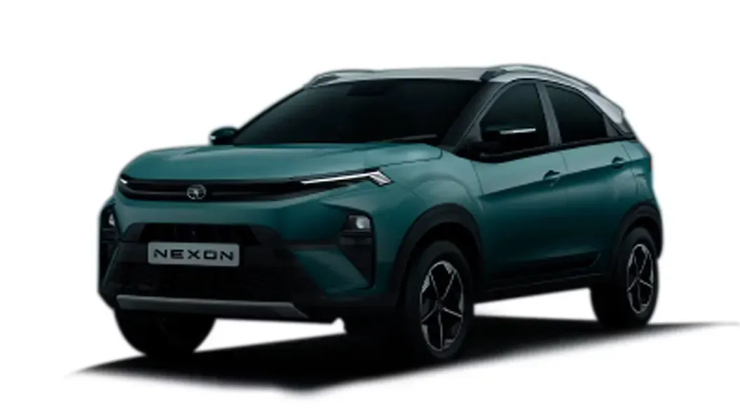Tata  Nexon Creative Ocean with White Roof Colour
