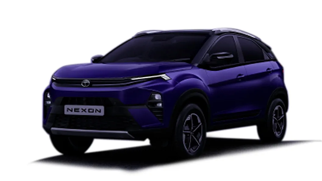 Tata  Nexon Fearless Purple with Black Roof Colour