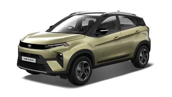 Tata  Nexon Grassland Beige with Black roof Colour