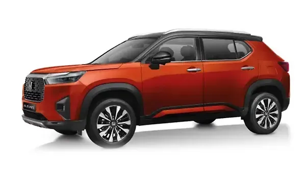 Honda  Elevate Phoenix Orange Pearl with Crystal Black Pearl Roof Colour