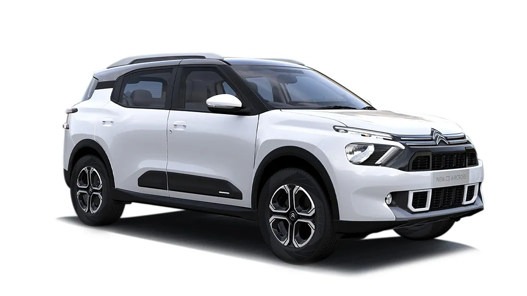 Citroen  C3 Aircross Polar White with Platinum Grey roof Colour