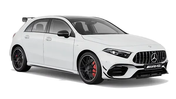 मर्सिडीज बेंज  एमजी ए45 एस Polar White Colour