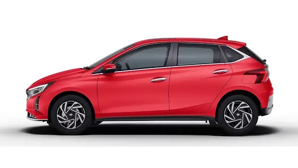 Hyundai  I20 Fiery Red Colour