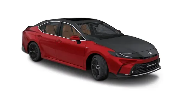 Toyota  Camry Emotional Red With Matte Black Colour