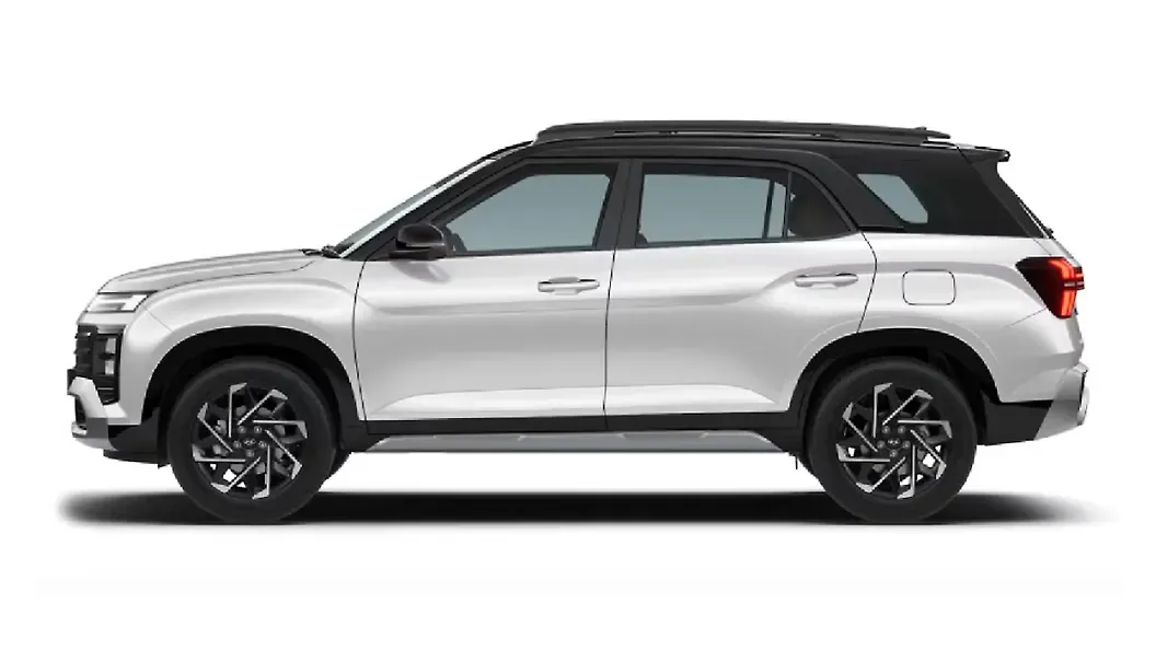 हुंडई  अल्कजार Atlas white with black roof Colour