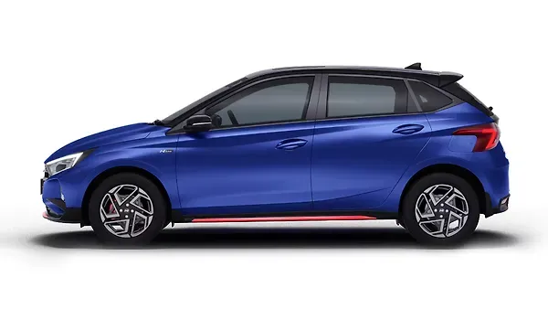 हुंडई  आई20 एन लाइन Thunder Blue with Abyss Black roof Colour