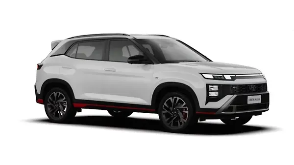 ഹ്യുണ്ടായി  ക്രെറ്റ N ലൈൻ Atlas white Colour