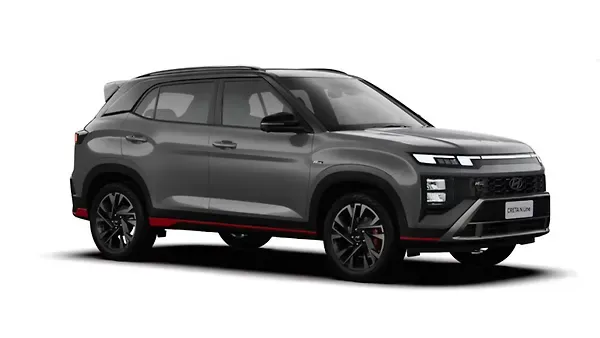 ഹ്യുണ്ടായി  ക്രെറ്റ N ലൈൻ Shadow Grey with Abyss Black roof  Colour