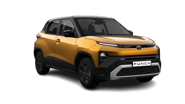 Tata  Punch Caramel With Black roof Colour