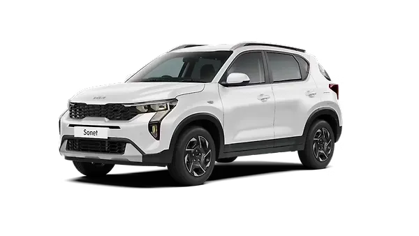 Kia  Sonet Clear White Colour