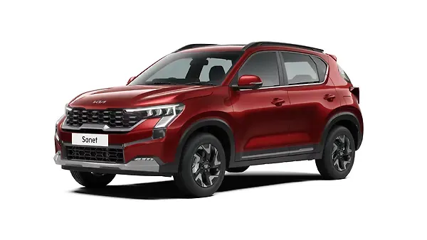 കിയ  സോനെറ്റ് Magma Red Colour