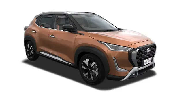 నిస్సాన్  మాగ్నైట్ Sunrise Cooper Orange with Onyx black roof Colour