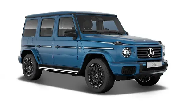 मर्सिडीज बेंज  जी580 विद ईक्यू तकनीक South Seas Blue Magno Colour