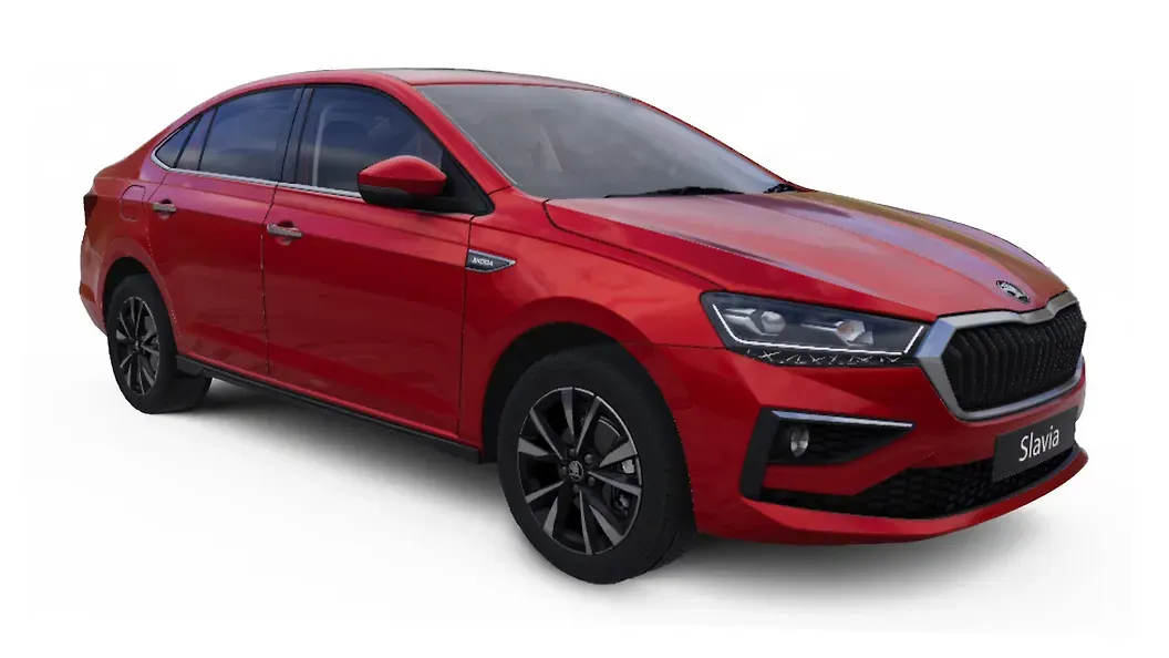 Skoda  Slavia Tornado Red Colour