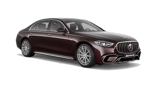 Mercedes Benz  AMG S 63 E Performance Rubellite Red Metallic Colour
