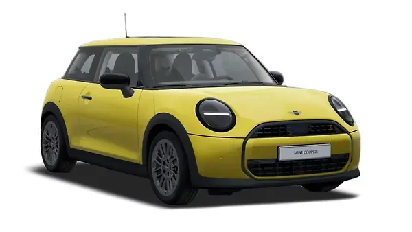 மினி  கூப்பர் Sunny Side Yellow Colour