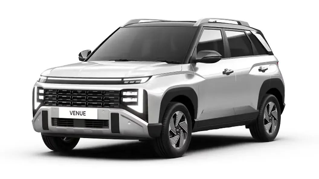 ಹ್ಯುಂಡೈ  ವೆನ್ಯೂ Atlas White,Abyss Black Colour