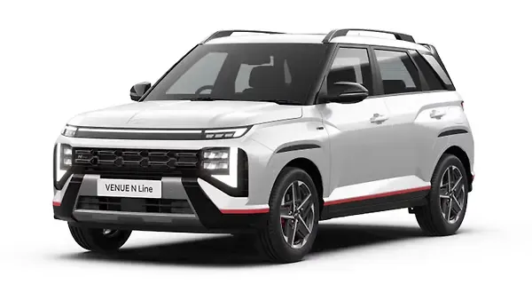 ಹ್ಯುಂಡೈ  ವೆನ್ಯೂ ಎನ್ ಲೈನ್ Atlas White Colour