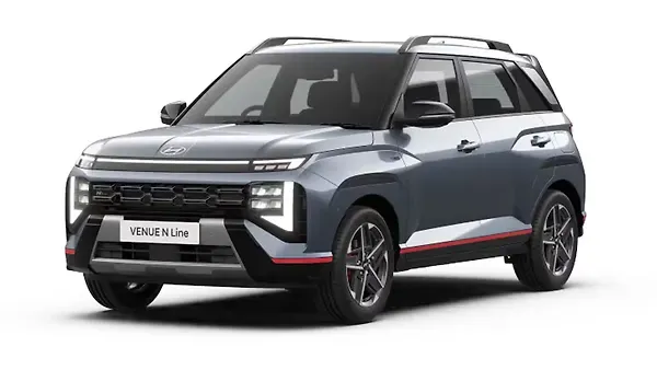 ಹ್ಯುಂಡೈ  ವೆನ್ಯೂ ಎನ್ ಲೈನ್ Hazel Blue Colour